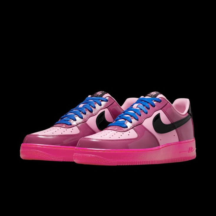 Nike Air Force 1 Low Patent - Pink/Black