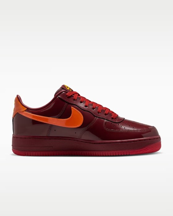 Nike Air Force 1 Low Patent - Team Red/Orange