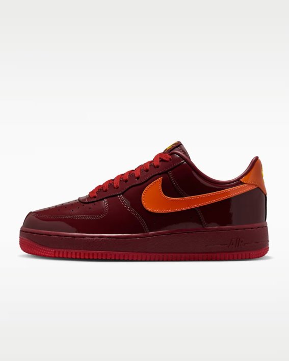 Nike Air Force 1 Low Patent - Team Red/Orange