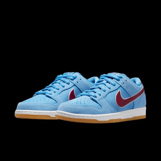 Nike SB Dunk Low - Phillies Blue/Maroon